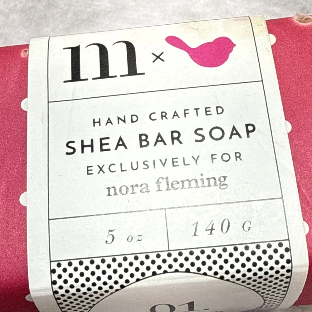 Nora Fleming Retired Dot Soap Hand Crafted Shea Bar Exclusive 5oz Hypoallergenic
